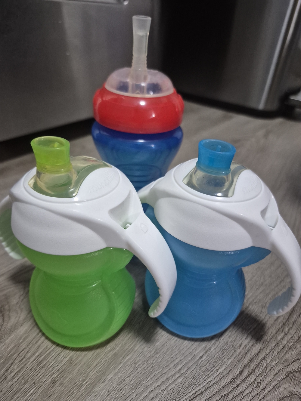 Lot Of 3 Baby Easy-Grip Sippy Cups
